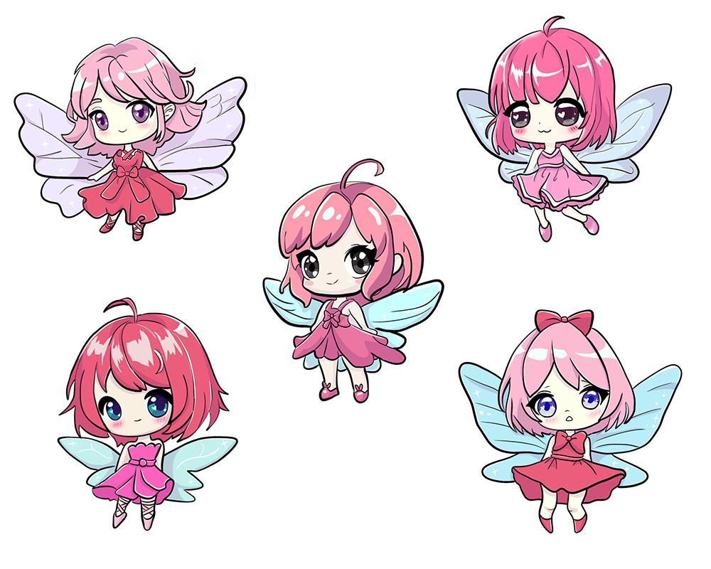 Fairies | Pink StickerBerry